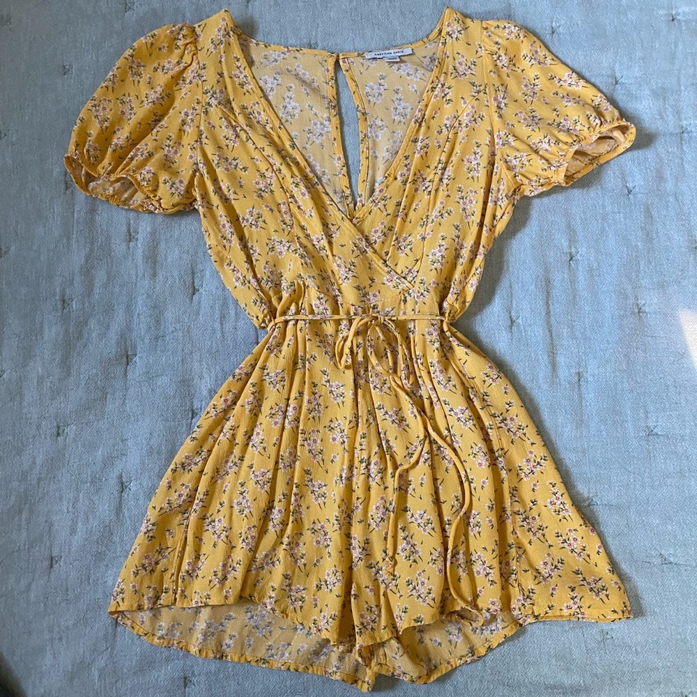 Cute floral summer romper